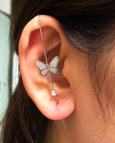 Aretes Mariposa Acrílicos Multicolores para Mujer - Image 36