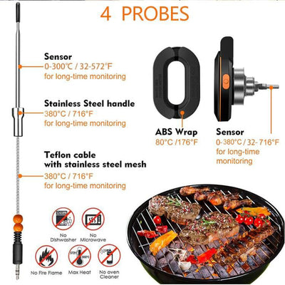 Termómetro Digital Inalámbrico para BBQ con Doble Sonda Bluetooth - Image 6