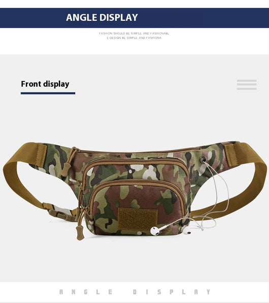 Riñonera Táctica Militar Camouflage - Mochila de Nylon para Deportes Outdoor - Image 28
