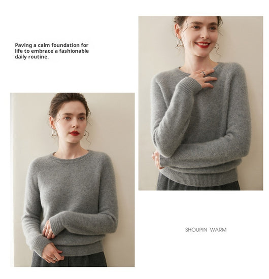 Suéter de Cachemir Puro para Mujer - Cuello Redondo - Image 33