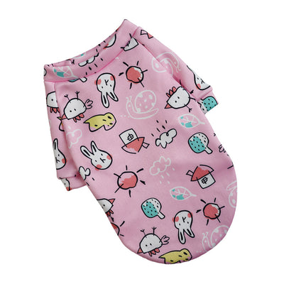 Suéter Floral de Felpa Delgada para Perros - Moda Canina Elegante - Image 15