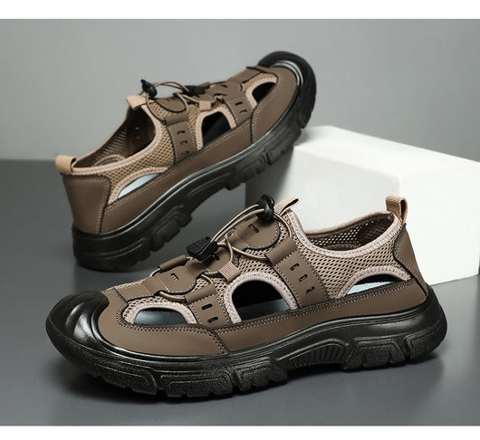 Sandalias Deportivas con Botón Giratorio para Hombre - Comodidad Playa y Casual - Image 18