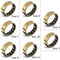 Smart Heart Rate Blood Oxygen Sleep Analysis Detection Ring Waterproof Multifunctional Ring Dorado Set