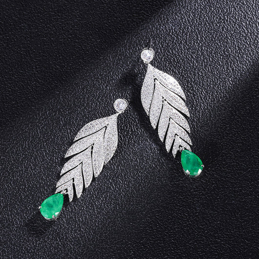 Aretes Grandes Gota de Agua Retro con Colores Degradados - Image 6