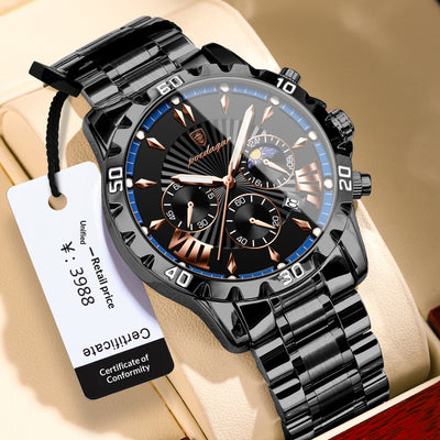 Reloj Multifuncional para Hombre con Fases Lunares - Image 2