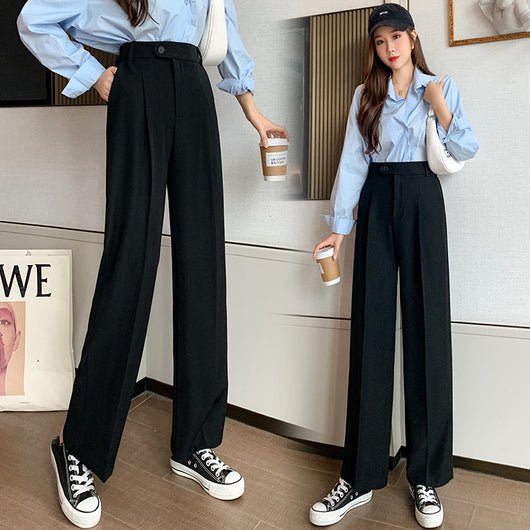 Traje de Otoño para Mujer con Pantalón Ancho Elegante - Image 9