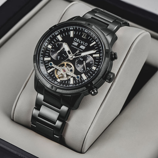 Reloj Deportivo Multifuncional Hombre con Diseño Calado - Image 8