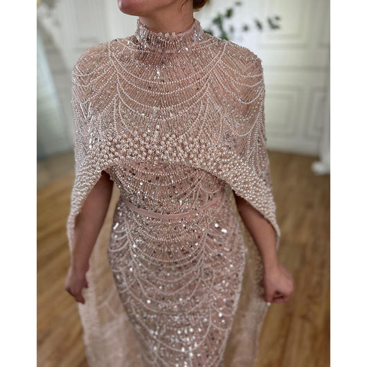 Vestido Largo de Lujo Pearl con Caída Elegante - Image 26