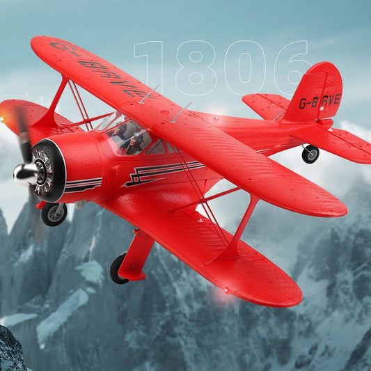 Planeador Aerodinámico con Control Remoto de 4 Canales y Motor Brushless