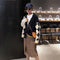 Cardigan Rombo Oversized para Mujer - Abrigo Casual Holgado