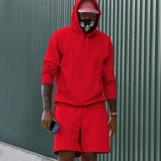 Conjunto de Sudadera y Shorts con Forro Polar para Hombre - Image 22