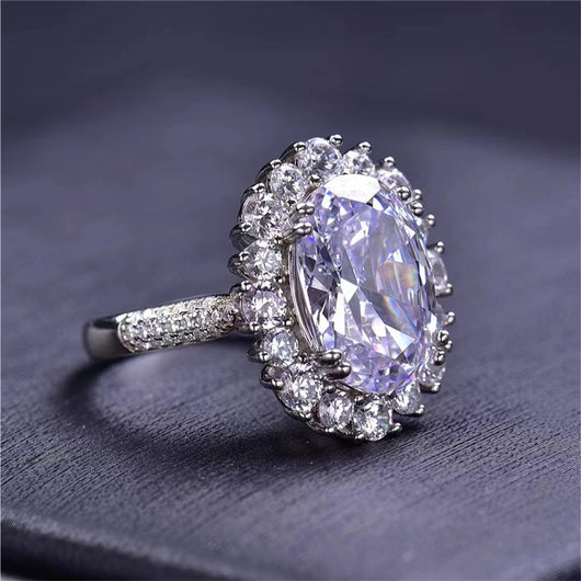 Anillo de Diamante Moissanita Ovalado - Joya de Lujo Premium - Image 5