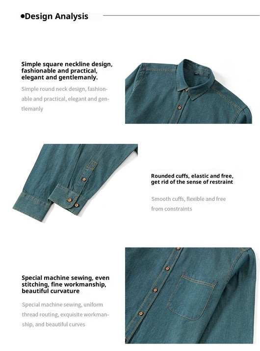 Chaqueta Casual de Algodón Puro Resistente a Arrugas para Hombre - Image 23