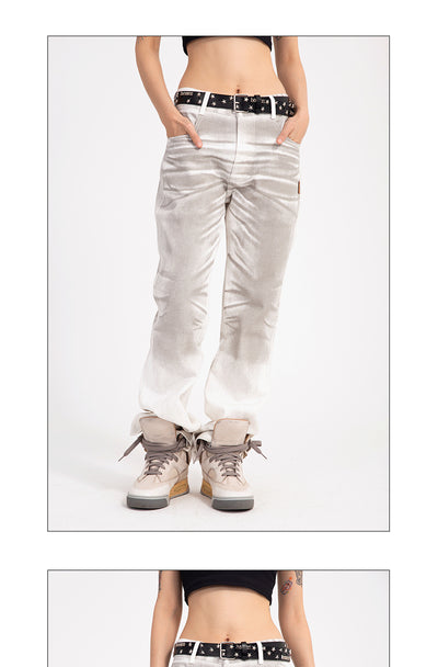 Jeans Casuales de Cintura Alta con Degradado para Hombre - Image 12