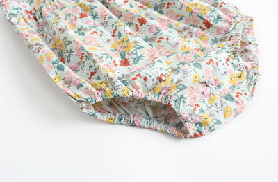 Body de Algodón con Tirantas para Bebé Niña - Diseño Floral - Image 7