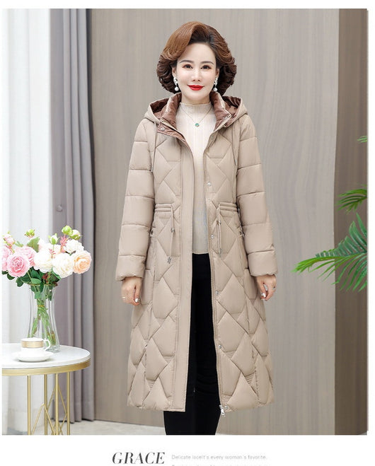 Abrigo de Algodón Grueso Cálido Talla Grande Holgado para Invierno - Image 21