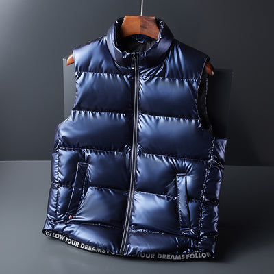 Chaleco Acolchado Brillante para Hombre - Image 5