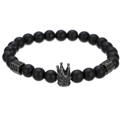 Pulsera Hexagonal para Hombre con Circonitas Incrustadas y Diseño de Corona - Image 38