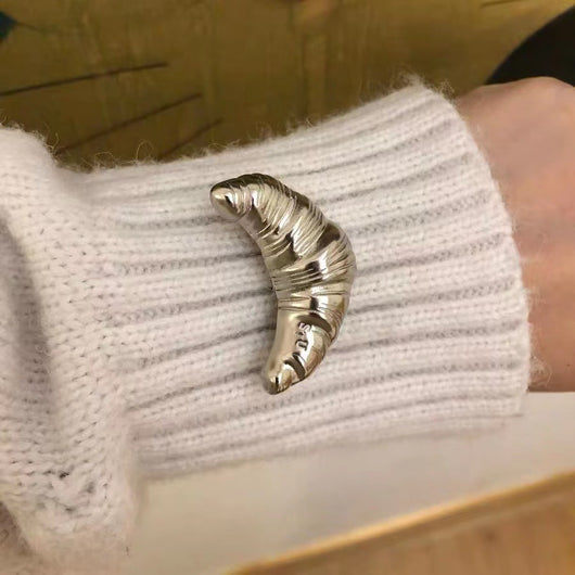 Broche Croissant de Plata - Diseño Exclusivo para Mujer con Estilo - Image 12