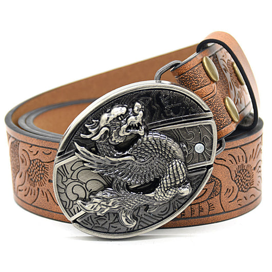 Cinturón de Cuero con Grabado Personalizado y Hebilla Suave - Image 7