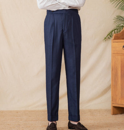 Pantalones Rectos Cintura Alta Summer Naples - Ligeros y Transpirables - Image 10