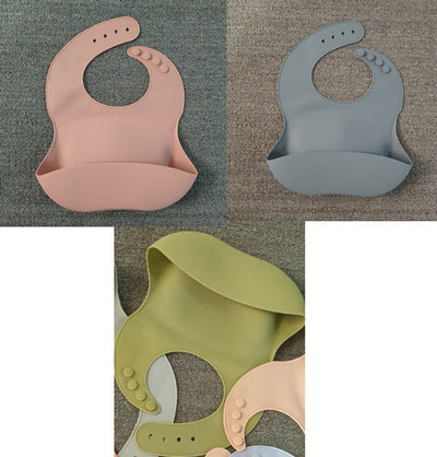 Babero de Silicona Impermeable con Bolsillo Atrapador para Bebé - Image 15