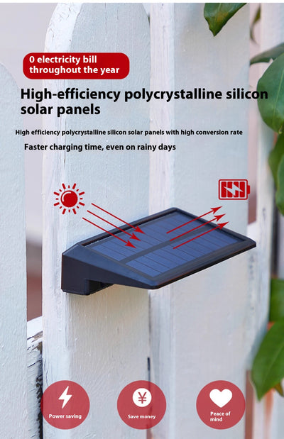 Lámpara Solar de Pared para Jardín - Image 20
