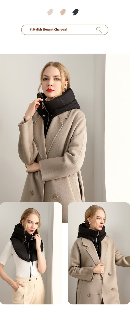 Abrigo Acolchado Unisex con Plumón de Ganso y Capucha - Image 11
