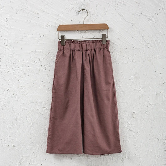 Pantalón Ancho de Lino y Algodón con Cintura Elástica - Image 30