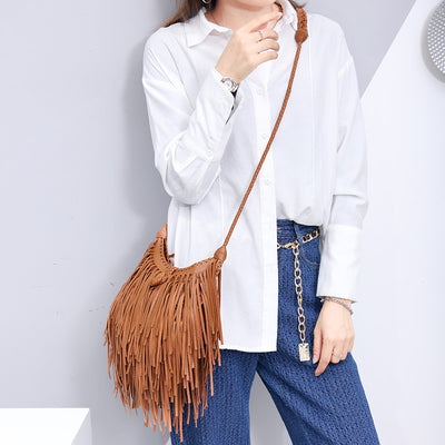 Bolso de Cuero Personalizado Hecho a Mano - Bolsa Messenger Piel Suave para Mujer - Image 3