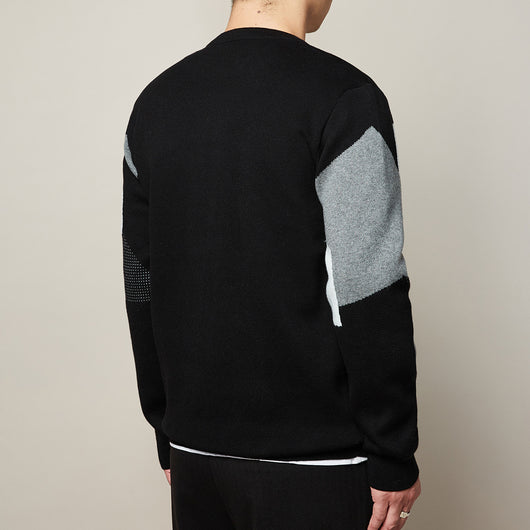 Suéter Jacquard Cuello Redondo para Hombre - Otoño e Invierno - Image 2