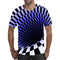 Playera Hombre Estampado Digital 3D Multicolor
