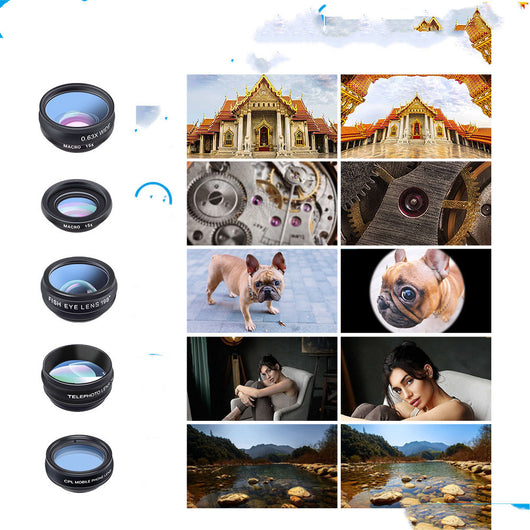 Kit de 10 Lentes Universales Polarizados para Celular - Image 3