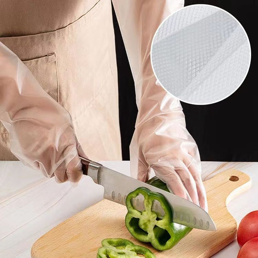 Guantes Desechables Extendidos Impermeables para Cocina y Limpieza - Image 8