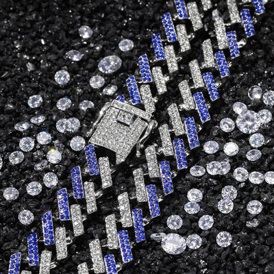 Cadena Cubana de Diamantes Rombos - Image 21