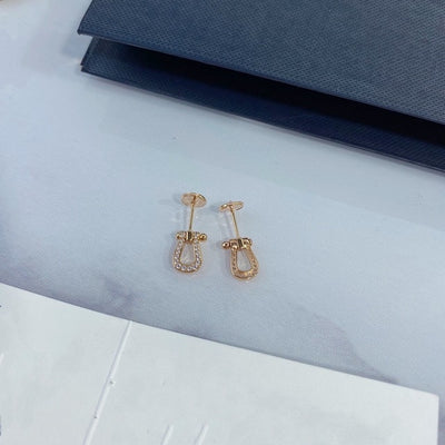 Aretes Herradura de Plata Esterlina 925 con Cierre de Presión - Image 11