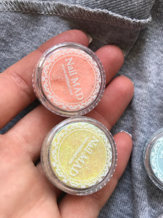 Polvo Glitter Candy para Uñas - Colores Pastel Brillantes - Image 3