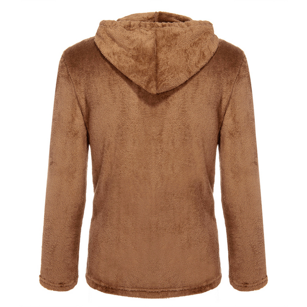 Cardigan con Capucha y Cierre de Cremallera