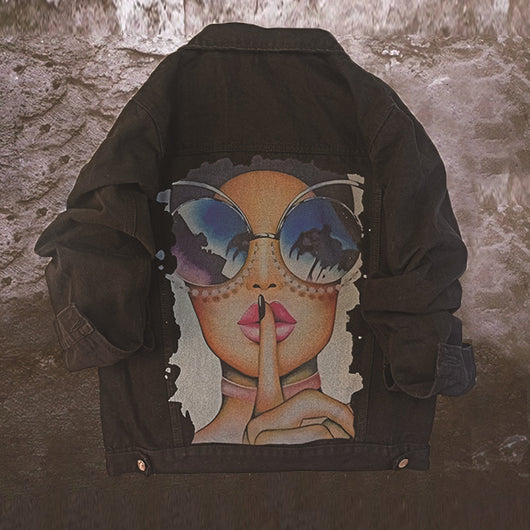 Chaqueta Denim Casual para Mujer - Diseño Moderno - Image 2