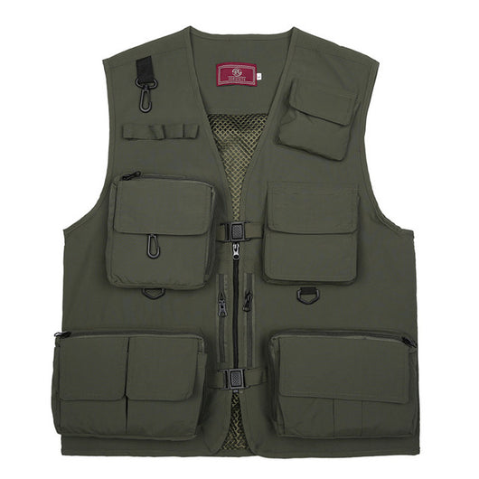 Chaleco de Trabajo Multifuncional Unisex con Bolsillos de Herramientas - Image 17