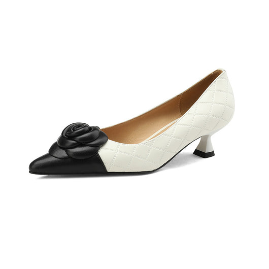 Zapatos de Tacón de Cuero Premium con Forro a Juego - Diseño Elegante y Sofisticado - Image 12