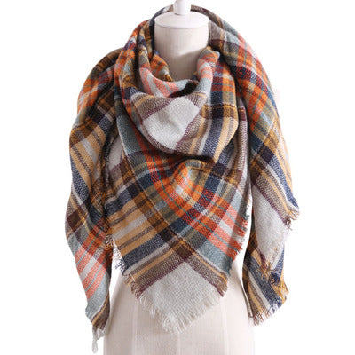 Bufanda Larga con Triángulos para Mujer - Chal Otoño Invierno - Image 18