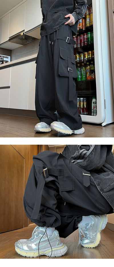 Pantalones Rectos Anchos para Hombre - Image 19
