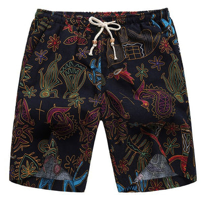 Shorts de Lino Estampado - Comodidad al Instante - Image 5