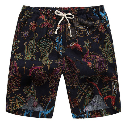 Shorts de Lino Estampado - Comodidad al Instante - Image 5
