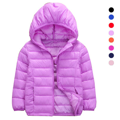 Abrigo Acolchado Infantil Ligero con Capucha - Chaqueta de Invierno en Algodón - Image 4