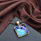 Glow in the Dark Pyramid Necklace Pendant Azul star