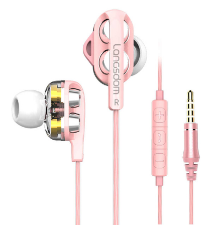 Auriculares Cuádruple Núcleo con Doble Bobina Móvil y Bajos Potentes - Image 4