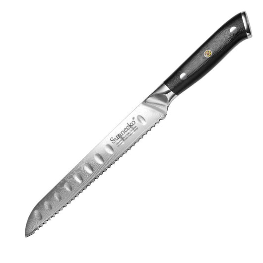 Cuchillo para Pan Damasco con Patrón Onda - Edición Especial Chef - Image 11
