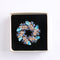 Crystal brooch, diamond-encrusted bauhinia brooch, brooch Azul